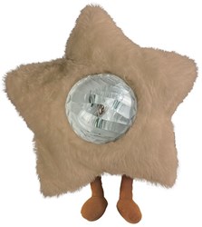 Zazu proyector galaxy luz nocturna para niños y bebés - beige
