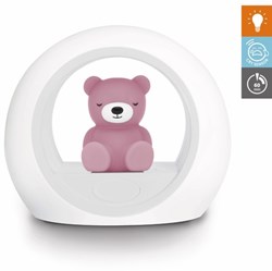 Zazu luz nocturna Billy el oso morado con sensor de llanto y luz LED