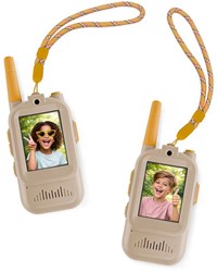 Zazu walkie talkie vídeo juguete para niños taupe alcance 300m