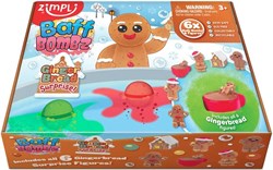 Baff Bombz bombas de baño gingerbread surprise set de 6 juguetes de baño