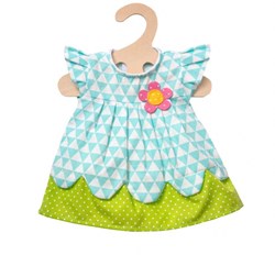 Heless vestido de muñeca vestido de verano Daisy 35-45 cm azul verde flores